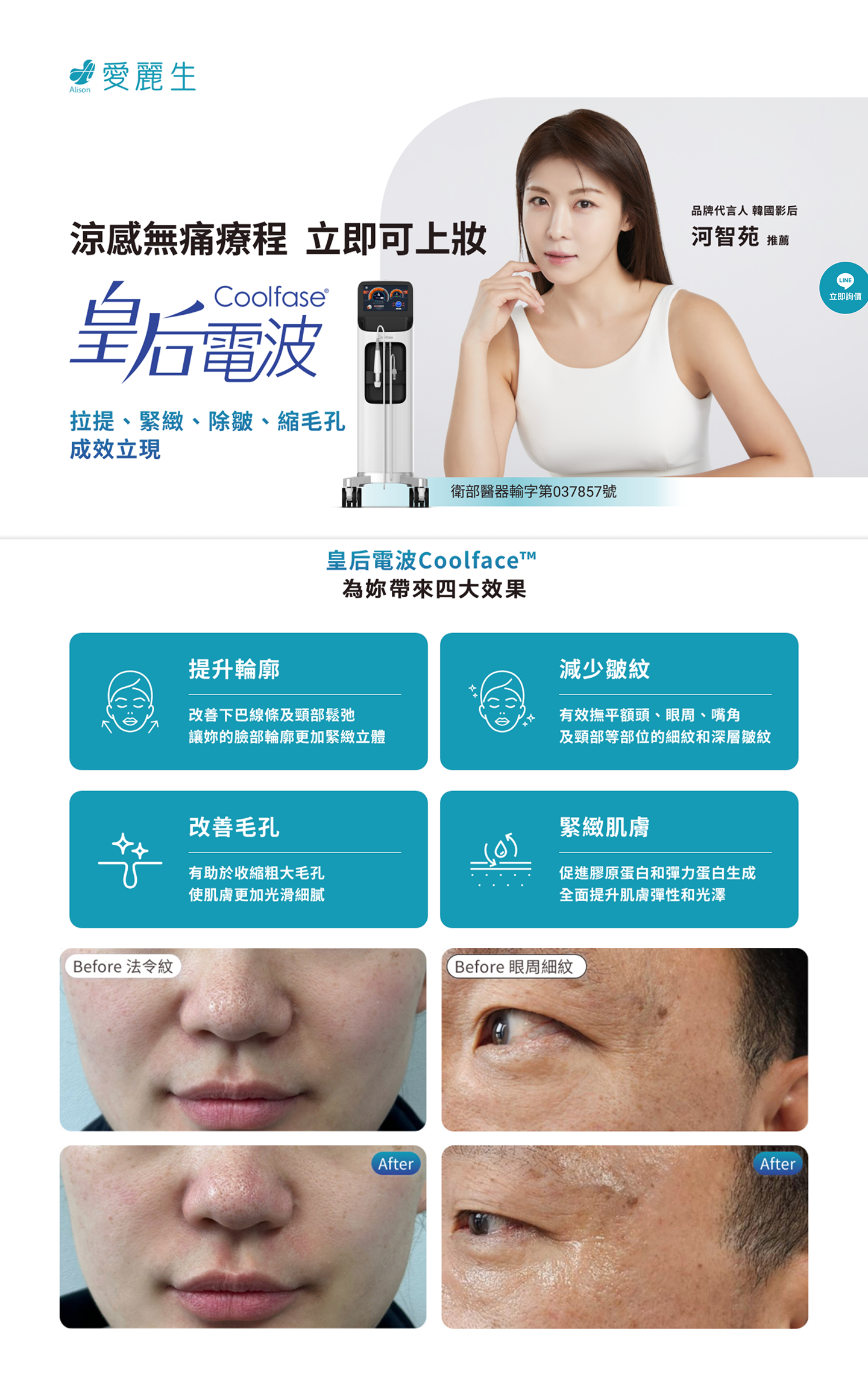 愛麗生醫學美容中心廣告成效數據